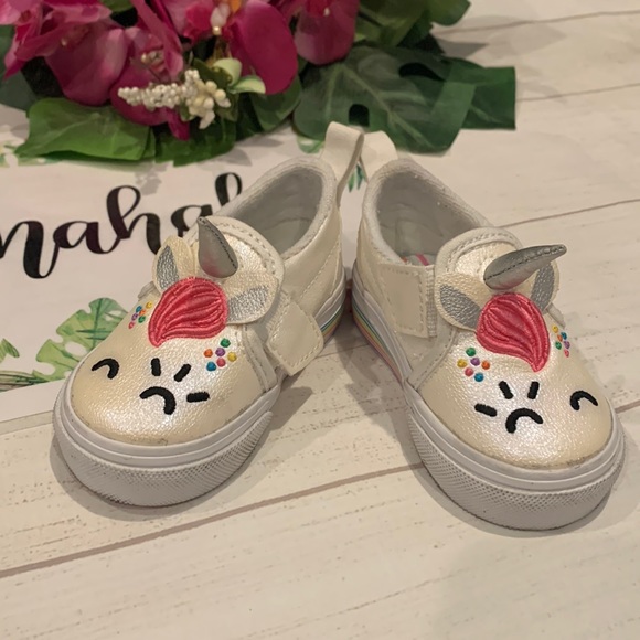 Unicorn Shimmer Slip-On Vans - Picture 4 of 4